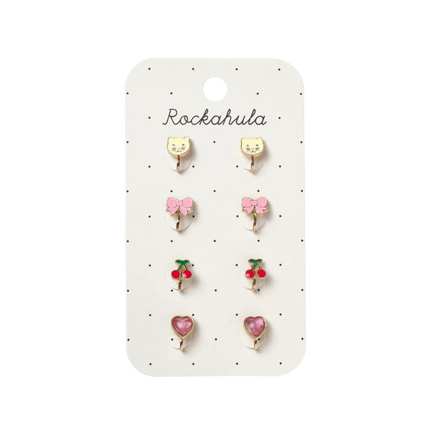 Cute Kitten Clip On Earrings