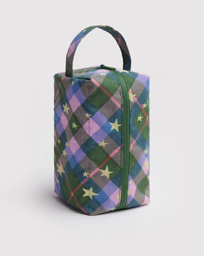 Dopp Kit - Star Plaid