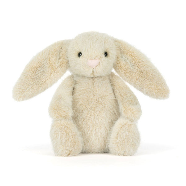 Jellycat Fluffet Bunny - Fawn, Wheat & Oat Plush Rabbit Toy - Gently ...