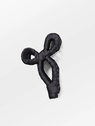 Luster bow hair claw