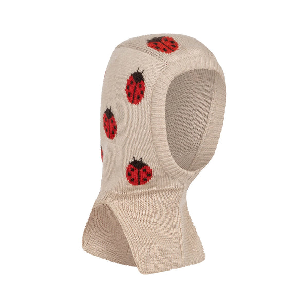 Knit Balaclava - Ladybug