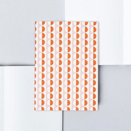 Ola - Limited Edition - A5 Layflat Plain Notebook - Sophie in Pink/Orange
