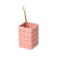 Tile Toothbrush Holder - Miami Pink