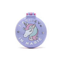 Hair Brush With Mirror - Unicorn