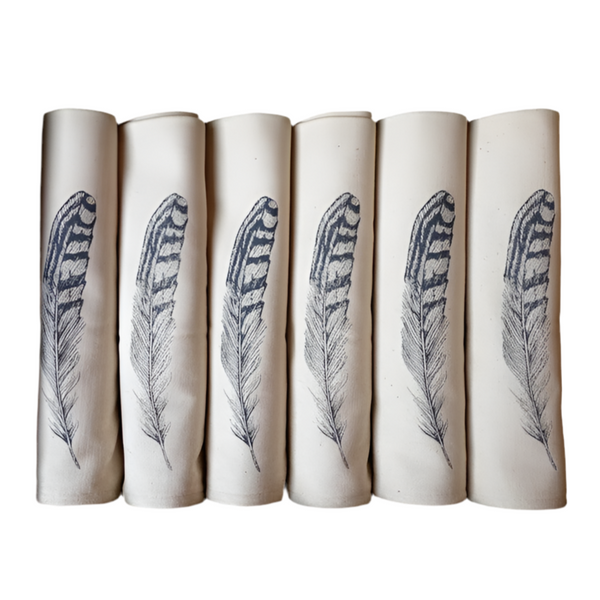 Napkin Gift Set of 6 - Feather