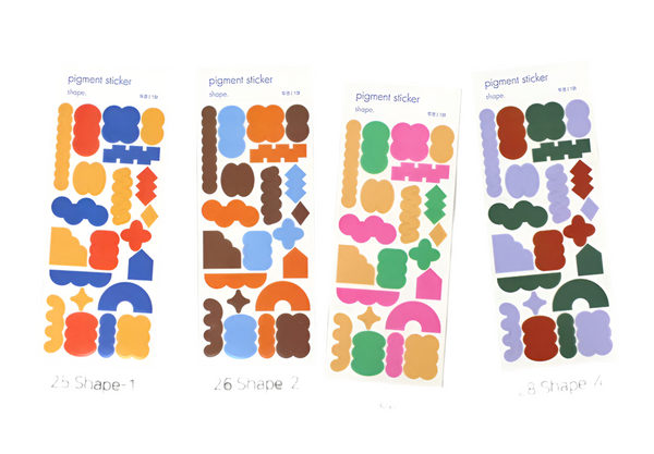 Pigment Sticker Transparent (28) - Shape 4