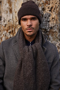 Vale Beanie - Dark Brown