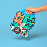 Super Colouring & Stickers Book - Dino