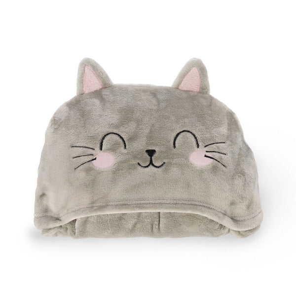 Cosy Hugs Hooded Blanket - Kitty