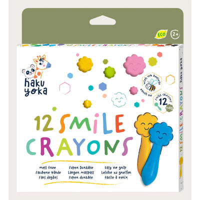 Haku Yoka Smile Crayon - 12 Crayons