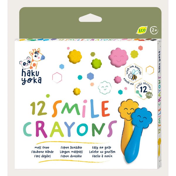 Haku Yoka Smile Crayon - 12 Crayons