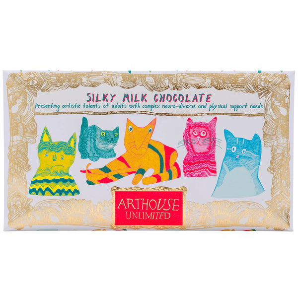Miaow for Now Silky Milk Chocolate Bar