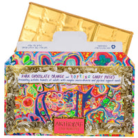 Rhino in Bloom Dark Chocolate with Orange & Popping Candy Pieces