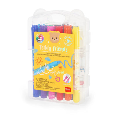 Teddy Friends Crayons - Set of 12