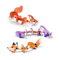 Pipe Cleaner Threading Kit - Cute Animals