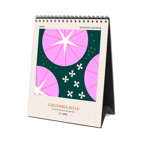 2025 Columbia Road Desktop Calendar