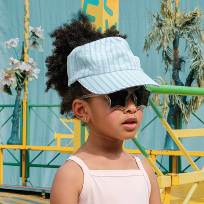 Pastel Stripe Cap - 3-6 Years