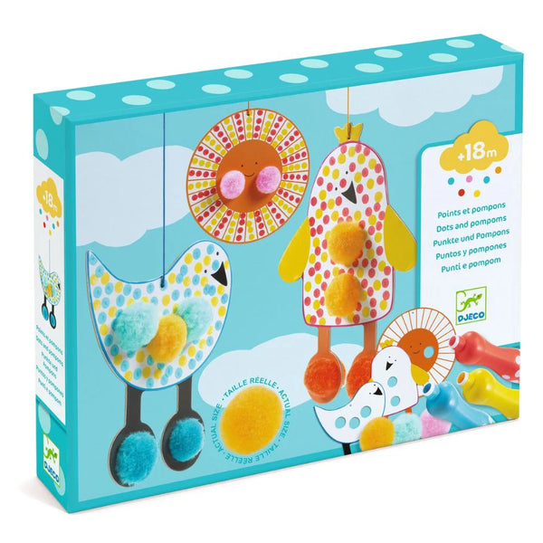 Dots and Pompons Colouring for Little Ones - In the Sky
