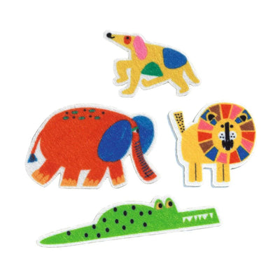 Textured Stickers - 60 Felt Animals Everywhere