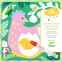 Watercolouring Magic Peekaboo - Garden Baby Animals