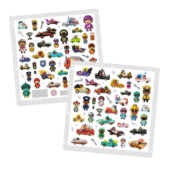 Textured Stickers - World of Crazy Motors