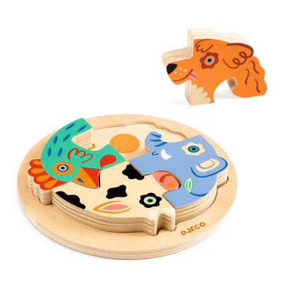 Wooden Puzzle - Rondo Dog