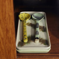 70s Ceramics Cake Tray - Tide