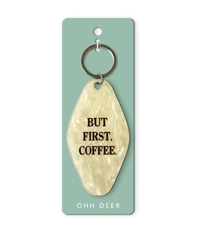 But First Coffee - Keyring