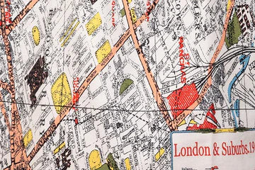 London Street Map Scarf