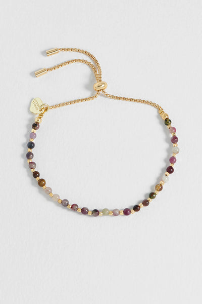 Wellness Tourmaline Amelia Bracelet, Gold Plated