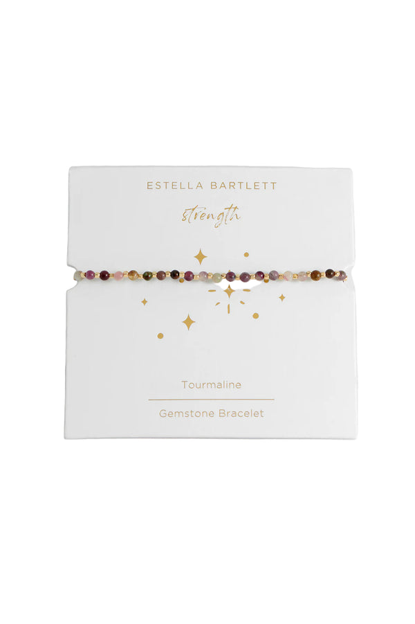 Wellness Tourmaline Amelia Bracelet, Gold Plated