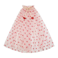 Cutesy Bow Print Cape