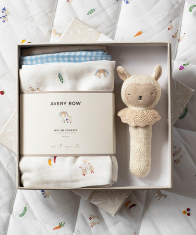 Rattle & Care New Baby Gift Set - Little Farm