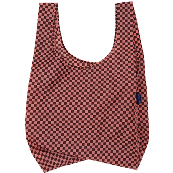 Standard Baggu - Pink Brown Check