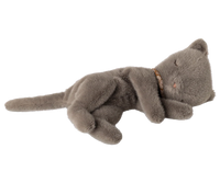 Sleeping Kitten Plush Small - Grey