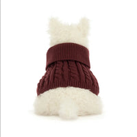 Munro Scottie Dog 'Winter Jumper'