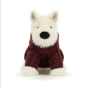 Munro Scottie Dog 'Winter Jumper'
