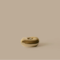 Bellure Candle Holder - Brass Finish