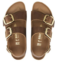 Milano Big Buckle - Oiled Leather - Cognac