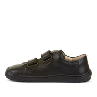 Alex Barefoot School Shoe - Black Matte Leather