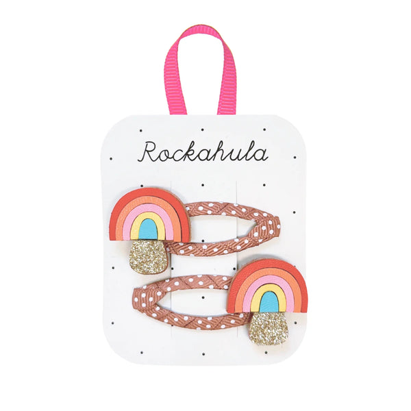 Rockahula - Rainbow Toadstool Clips