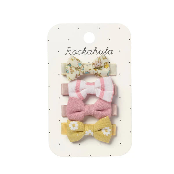 Petal Mini Bow Clip Set