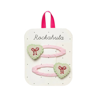 Sweetheart Bow Clips