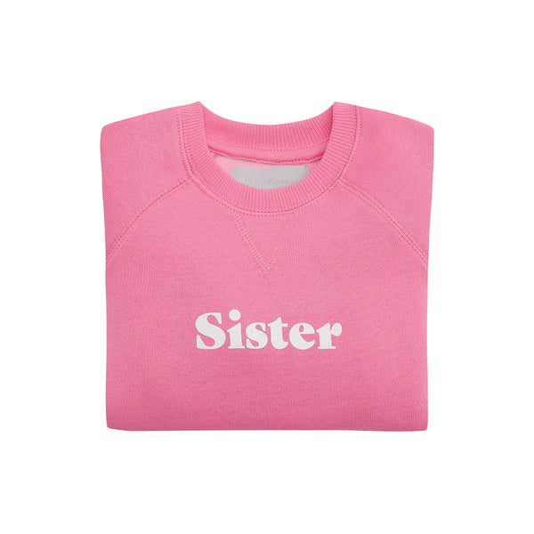 Bob & Blossom - Hot Pink 'SISTER' Sweatshirt
