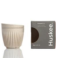 Huskee Cup & Lid 6oz - Natural