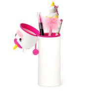 2 in 1 Silicone Pencil Case - Kawaii Unicorn