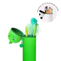 2 in 1 Silicone Pencil Case - Kawaii Dino