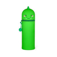 2 in 1 Silicone Pencil Case - Kawaii Dino