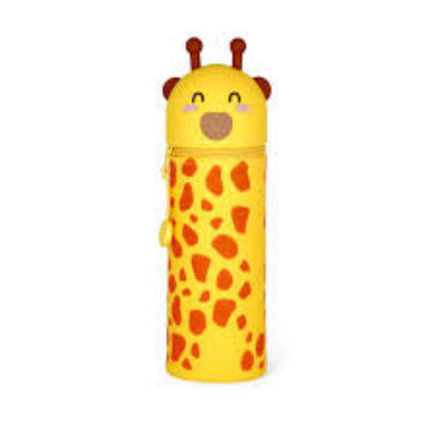 2 in 1 Silicone Pencil Case - Kawaii Giraffe