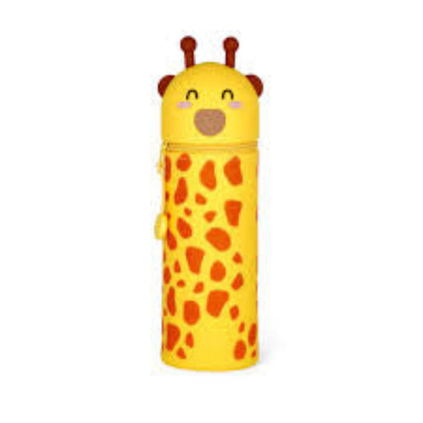 2 in 1 Silicone Pencil Case - Kawaii Giraffe